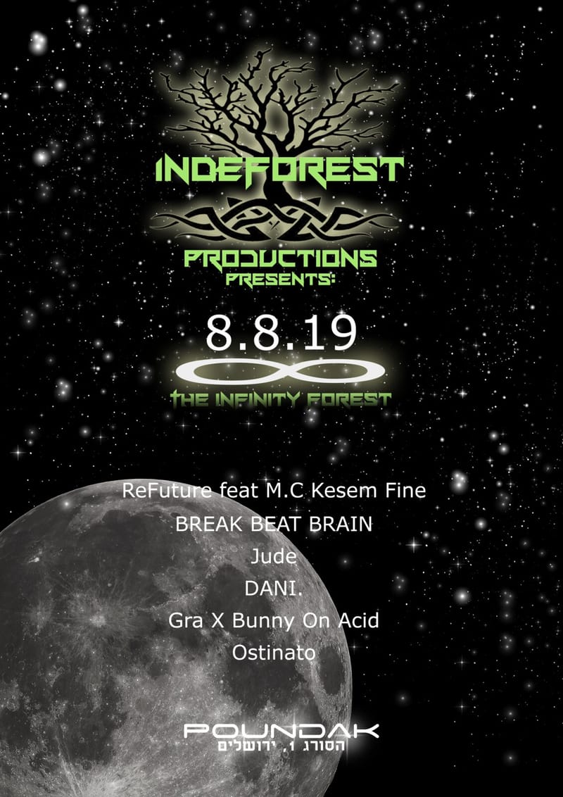 Indeforest 1 event poster