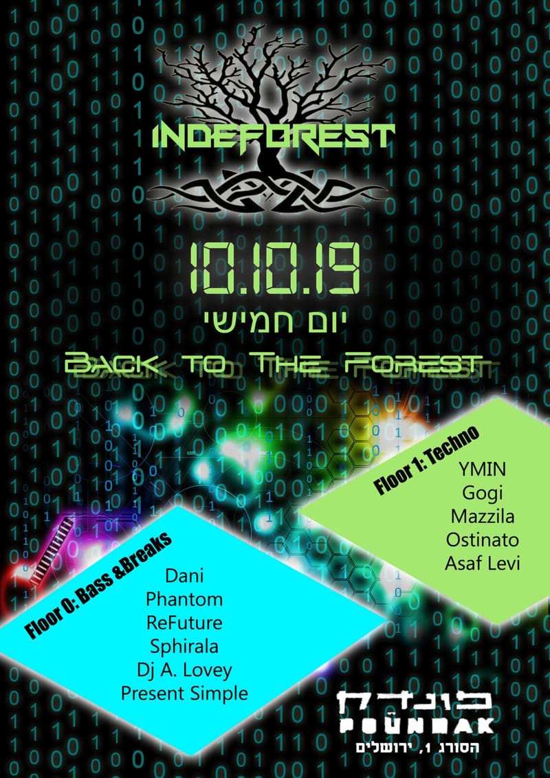Indeforest 2 event poster