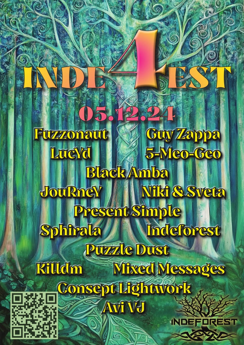 Indeforest 4 event poster - December 5, 2024